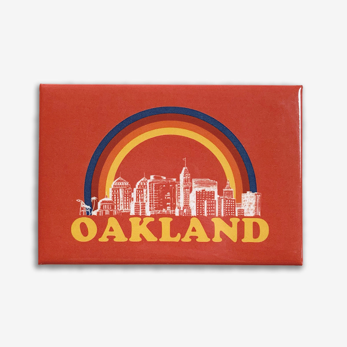 Refrigerator Magnet - Somewhere Rainbow Oakland